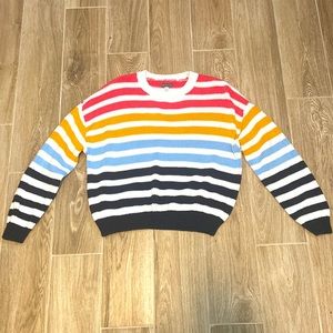 Harper+Liv multicolor striped sweater
